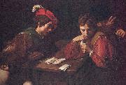 VALENTIN DE BOULOGNE Die Falschspieler painting